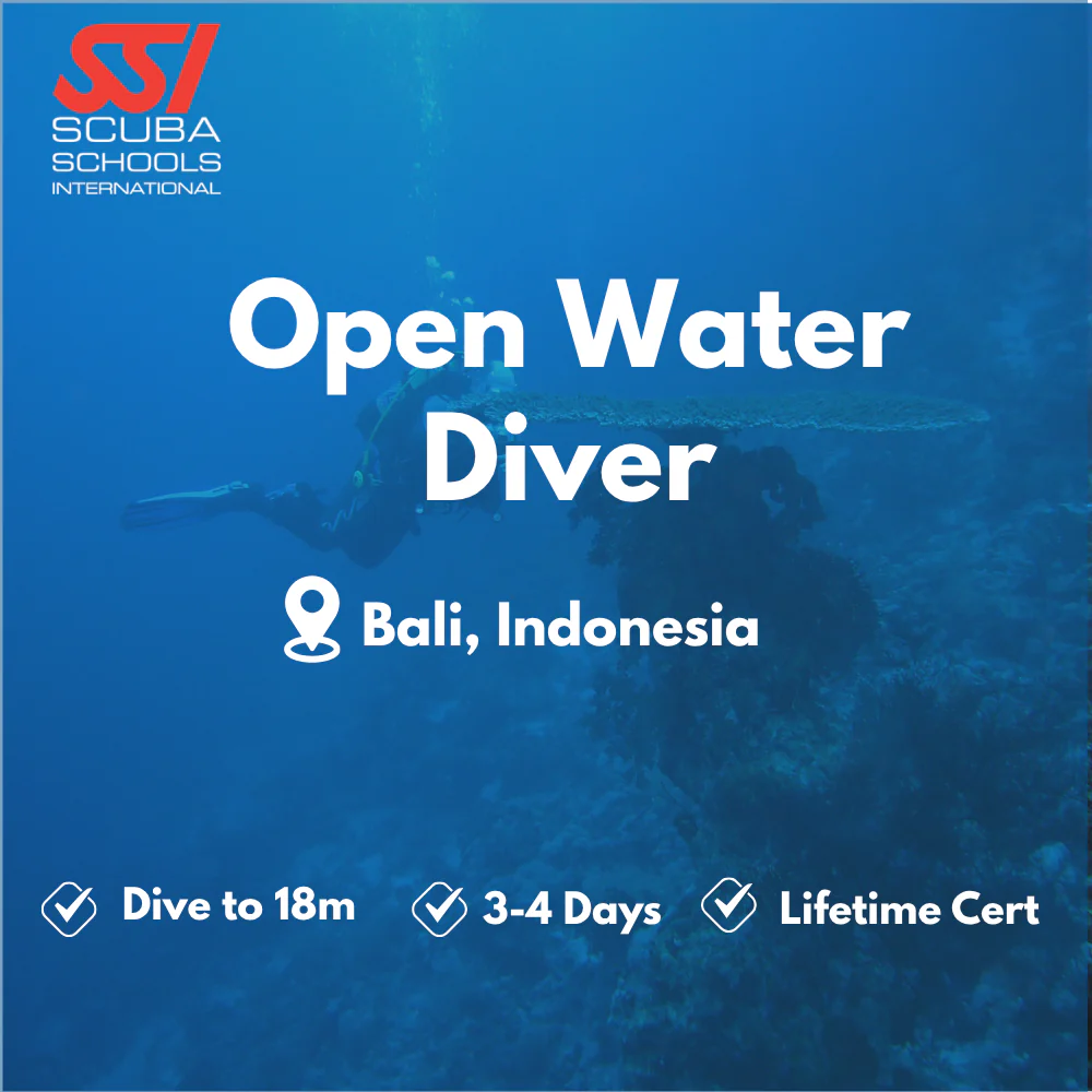 SSI Open Water Diver course in Bali