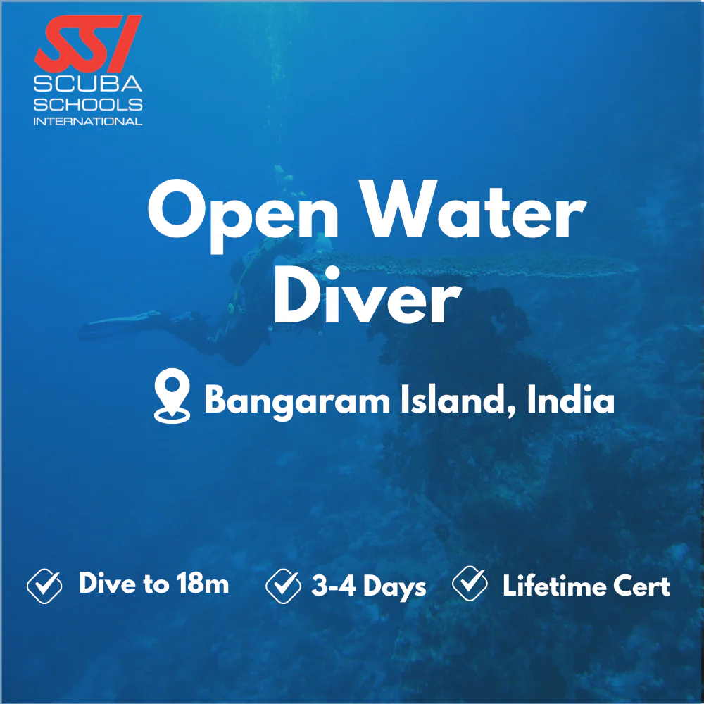 SSI Open Water Diver course in Bangaram Island
