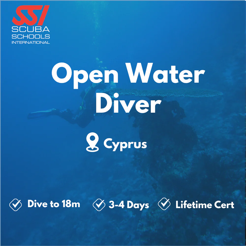 SSI Open Water Diver course in Cyprus