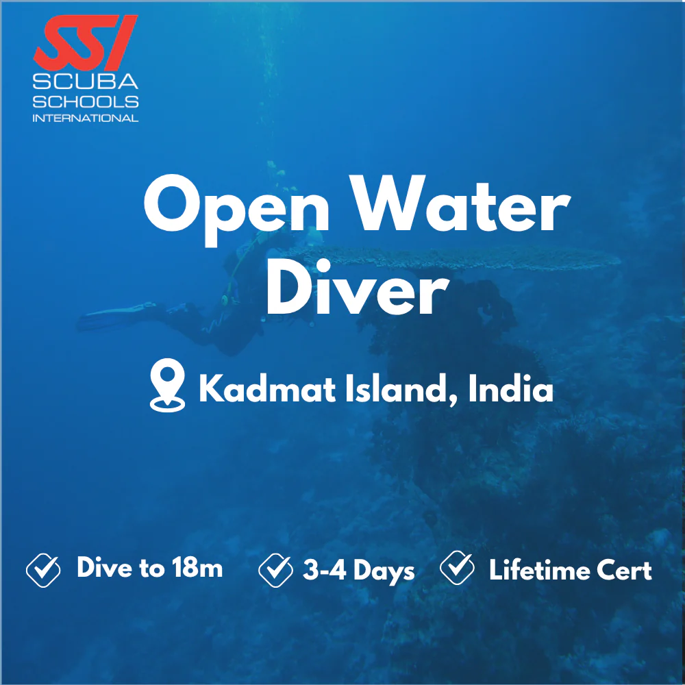 SSI Open Water Diver course in Kadmat Island