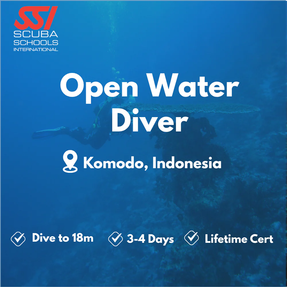 SSI Open Water Diver course in Komodo