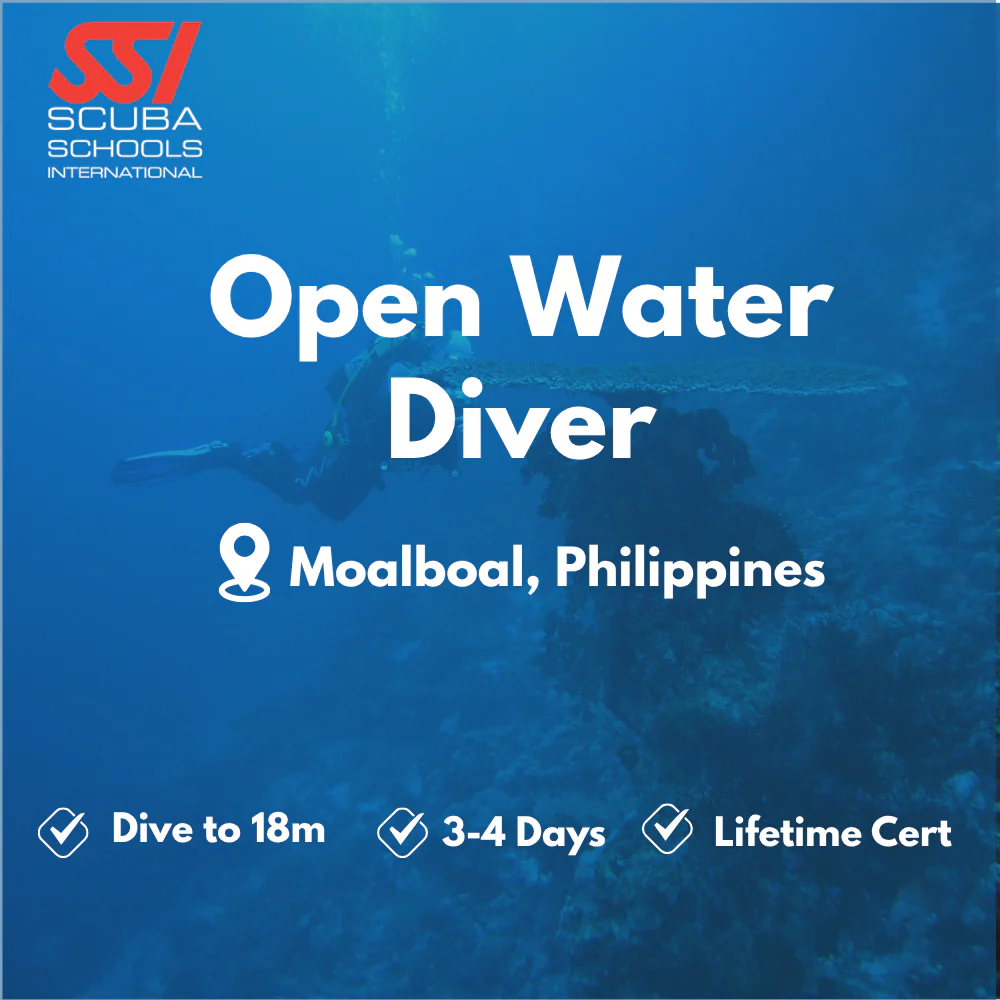 SSI Open Water Diver course in Moalboal