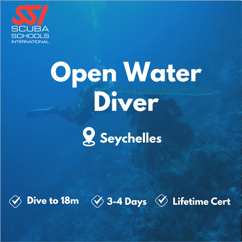 SSI Open Water Diver course in Seychelles
