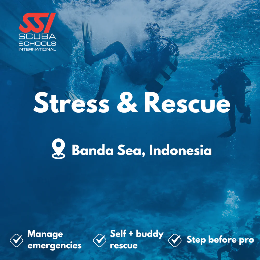 SSI Rescue Diver course in Banda Sea