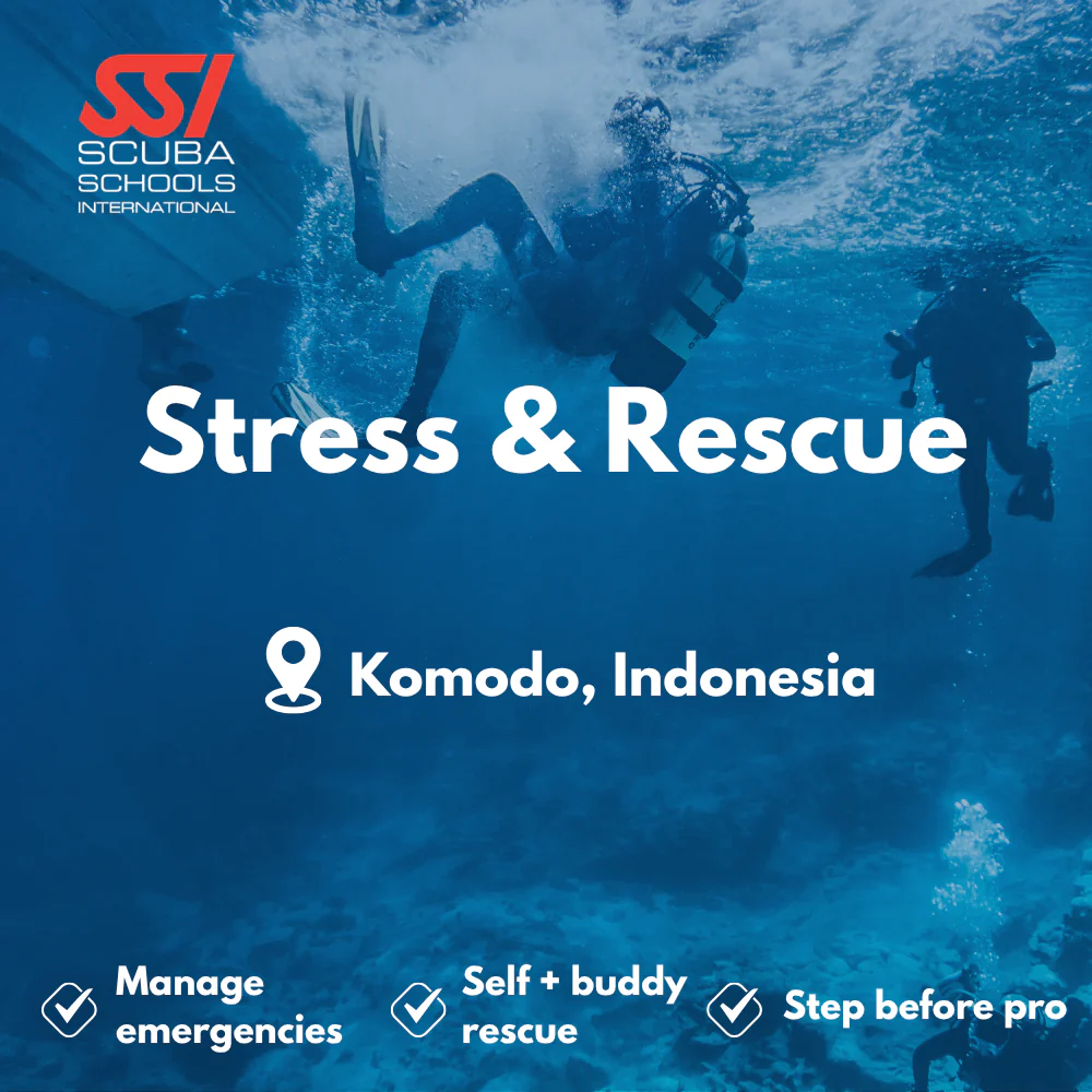 SSI Rescue Diver course in Komodo