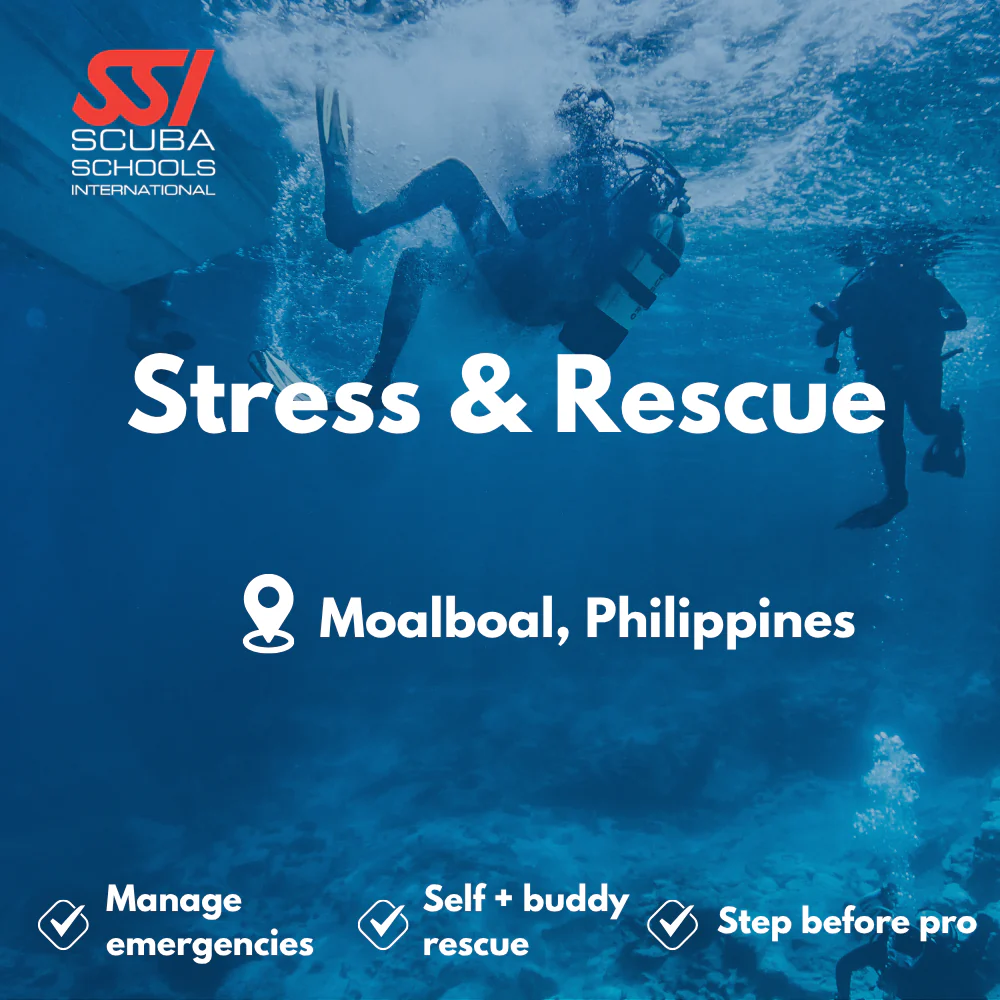SSI Rescue Diver course in Moalboal