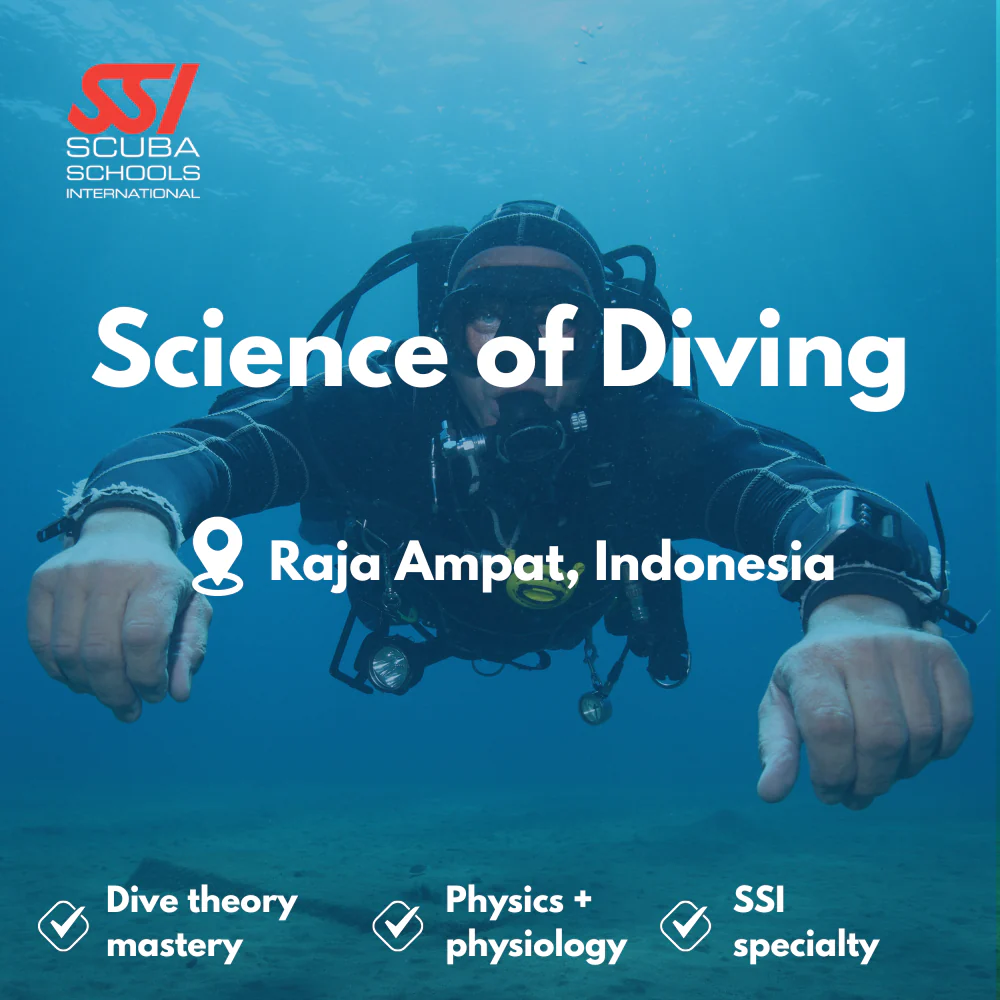 SSI Science of Diving course in Raja Ampat