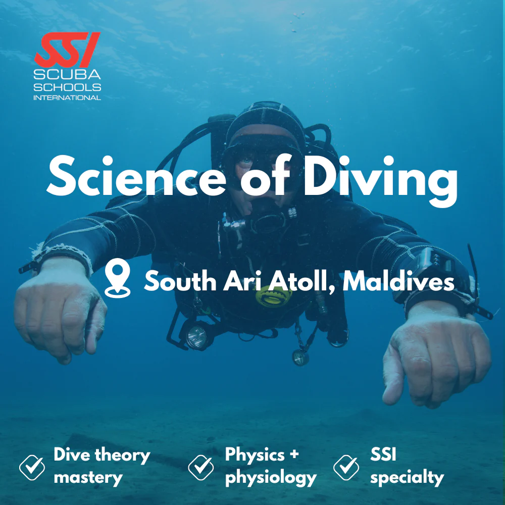 SSI Science of Diving course in South Ari Atoll