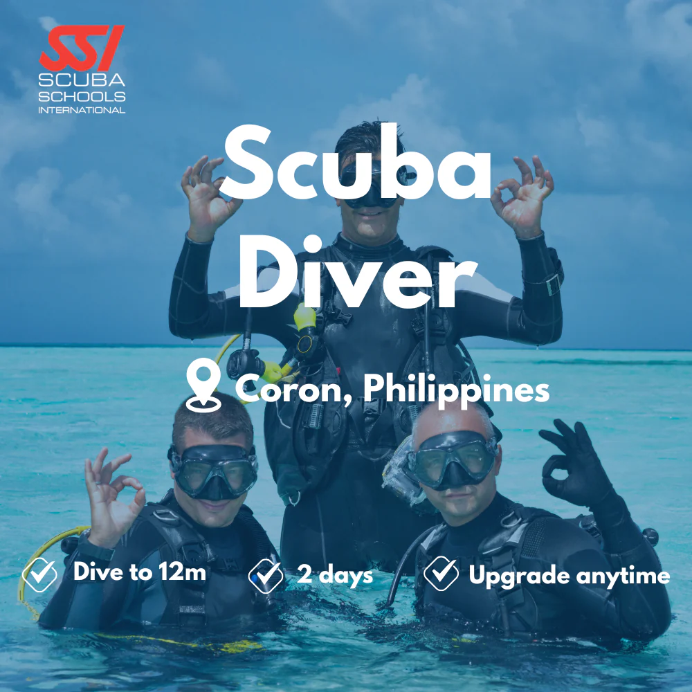 SSI Scuba Diver course in Coron