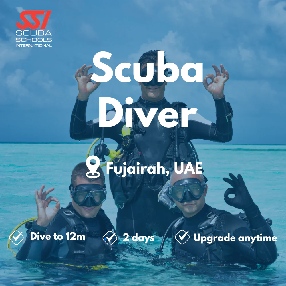 SSI Scuba Diver course in Fujairah