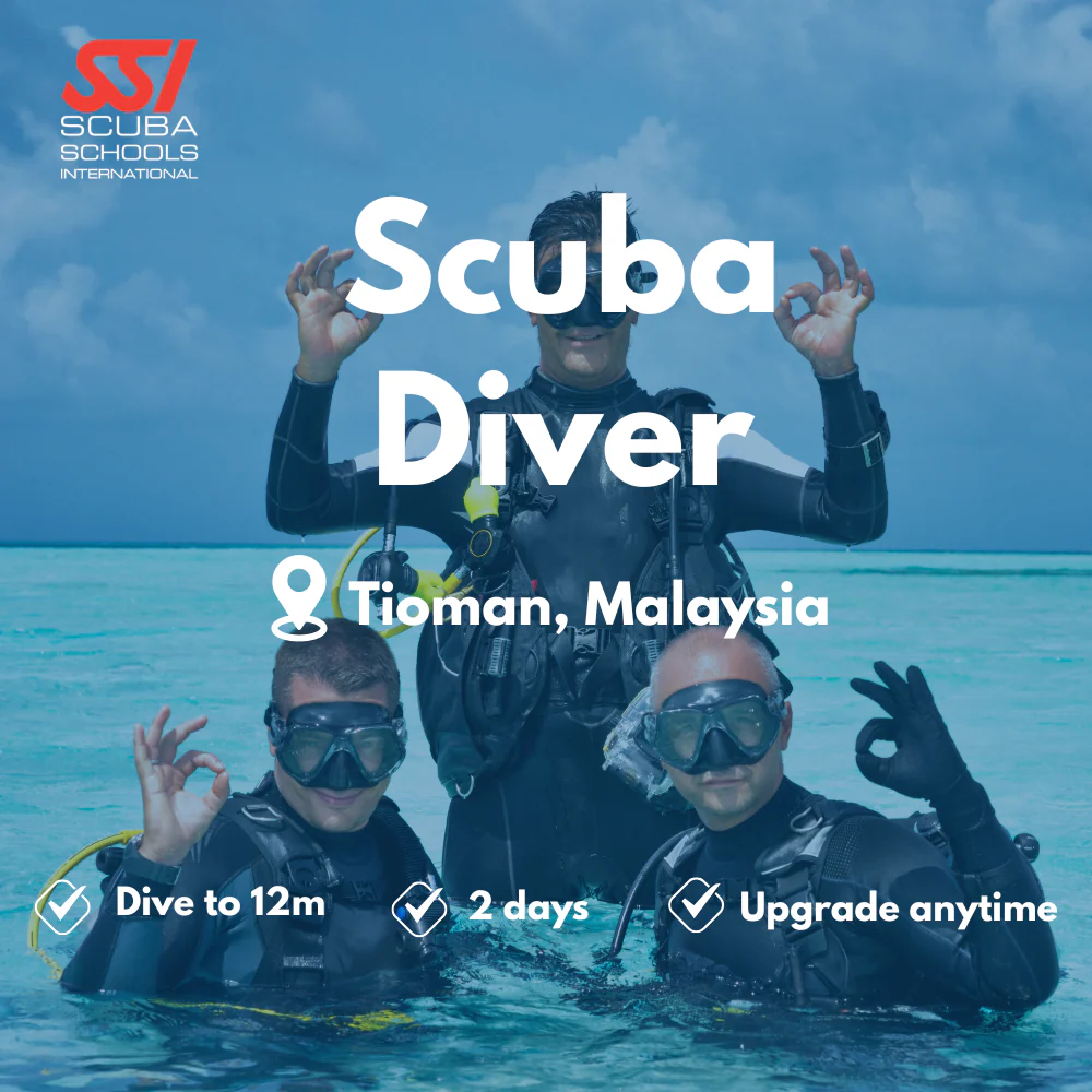 SSI Scuba Diver course in Tioman
