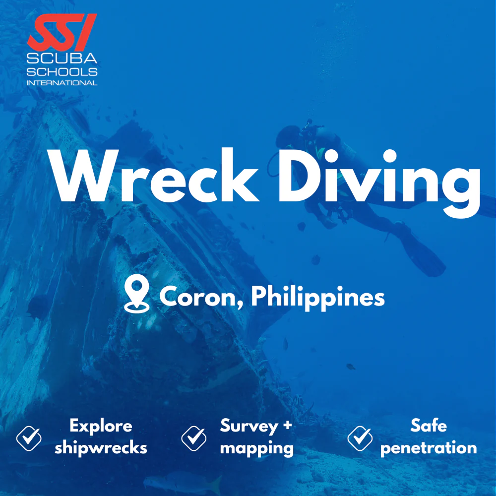 SSI Wreck Diver course in Coron