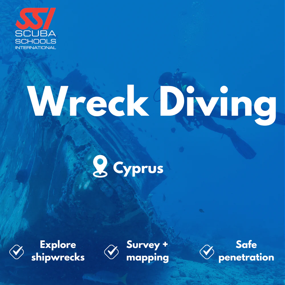 SSI Wreck Diver course in Cyprus