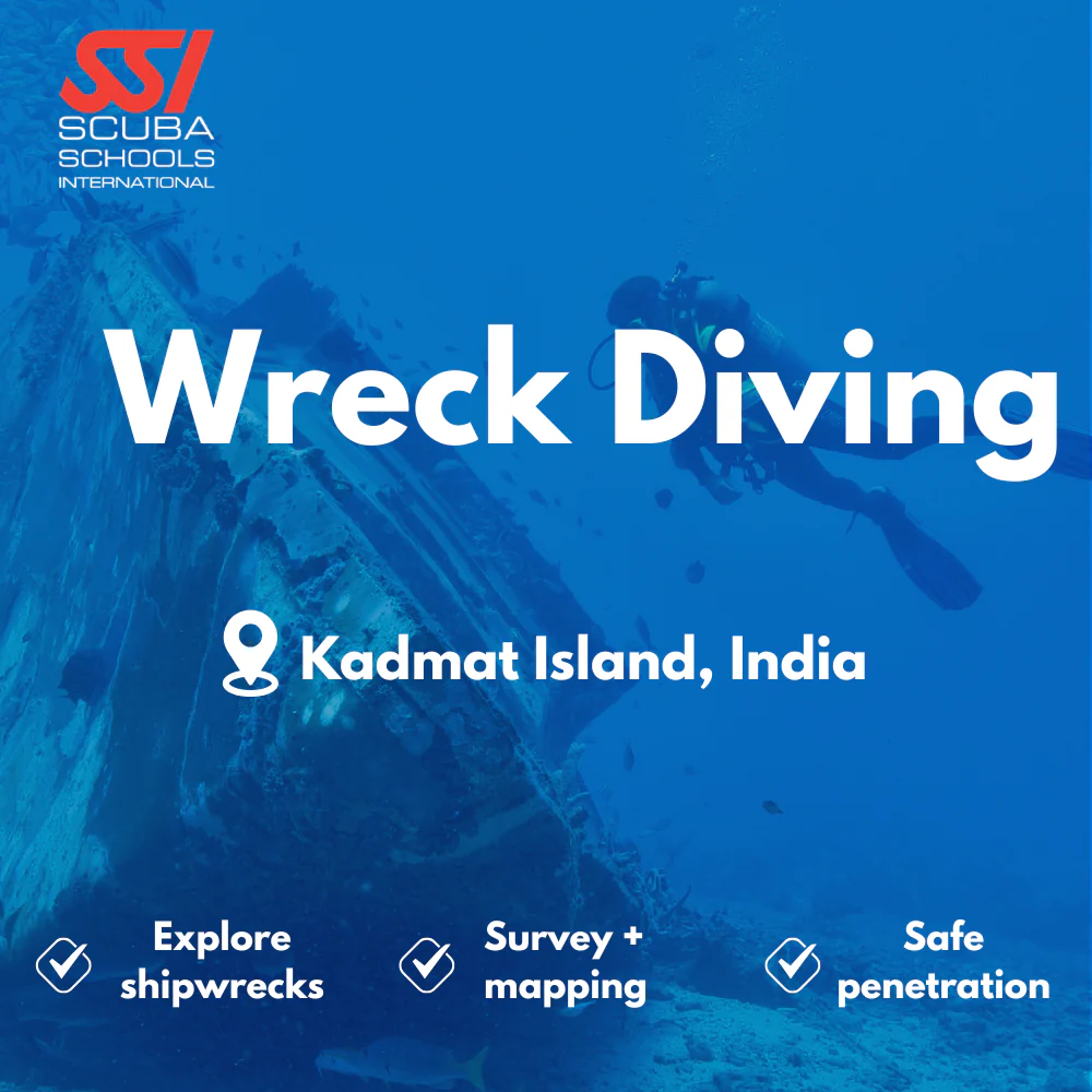 SSI Wreck Diver course in Kadmat Island