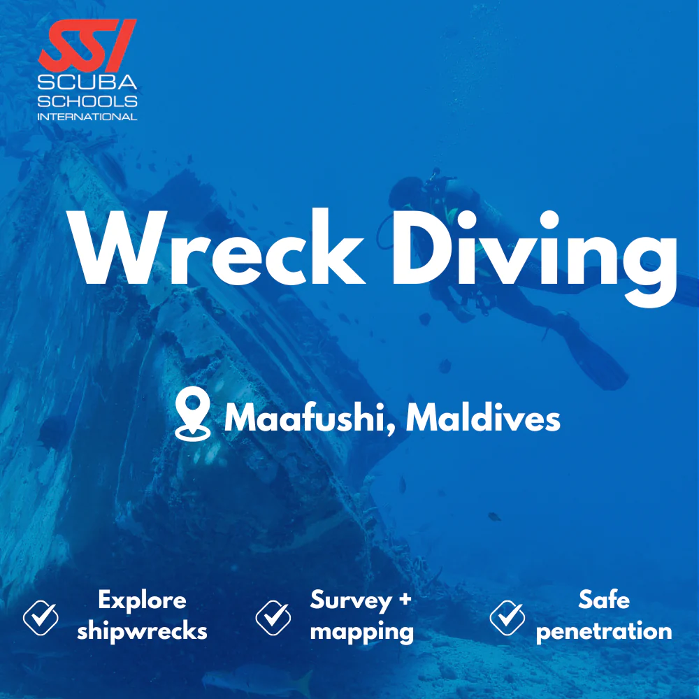 SSI Wreck Diver course in Maafushi