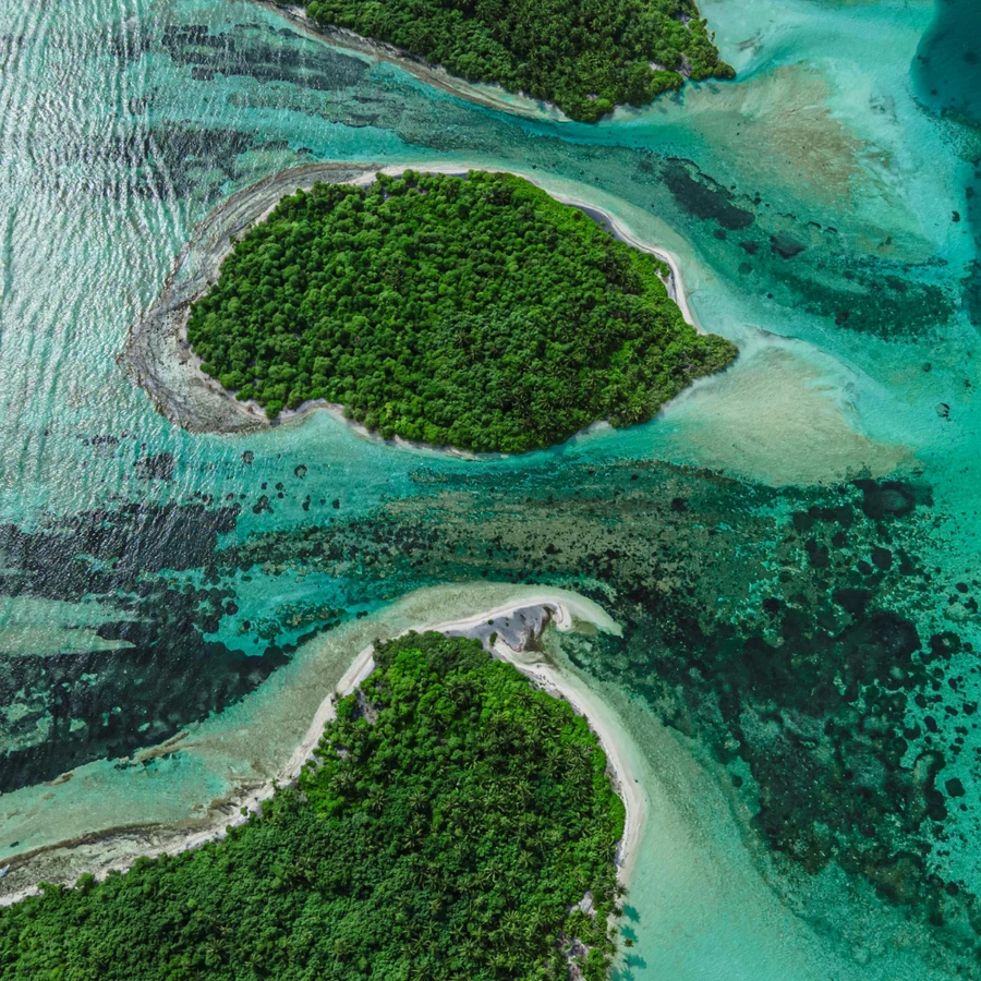 Barren Island Volcano & Mantas · Barren Island, Andaman