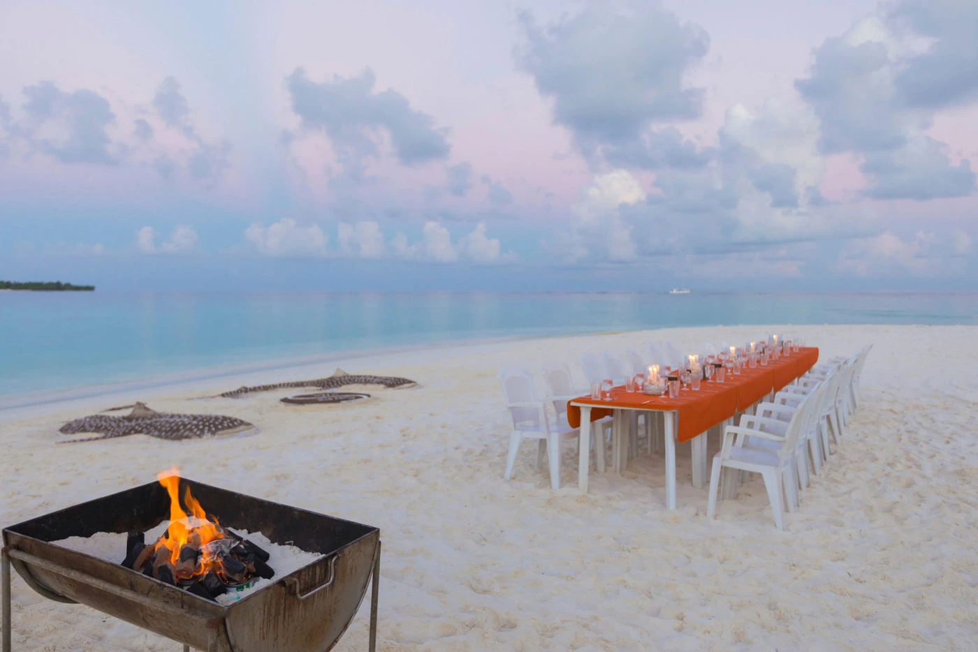 Beach barbecue